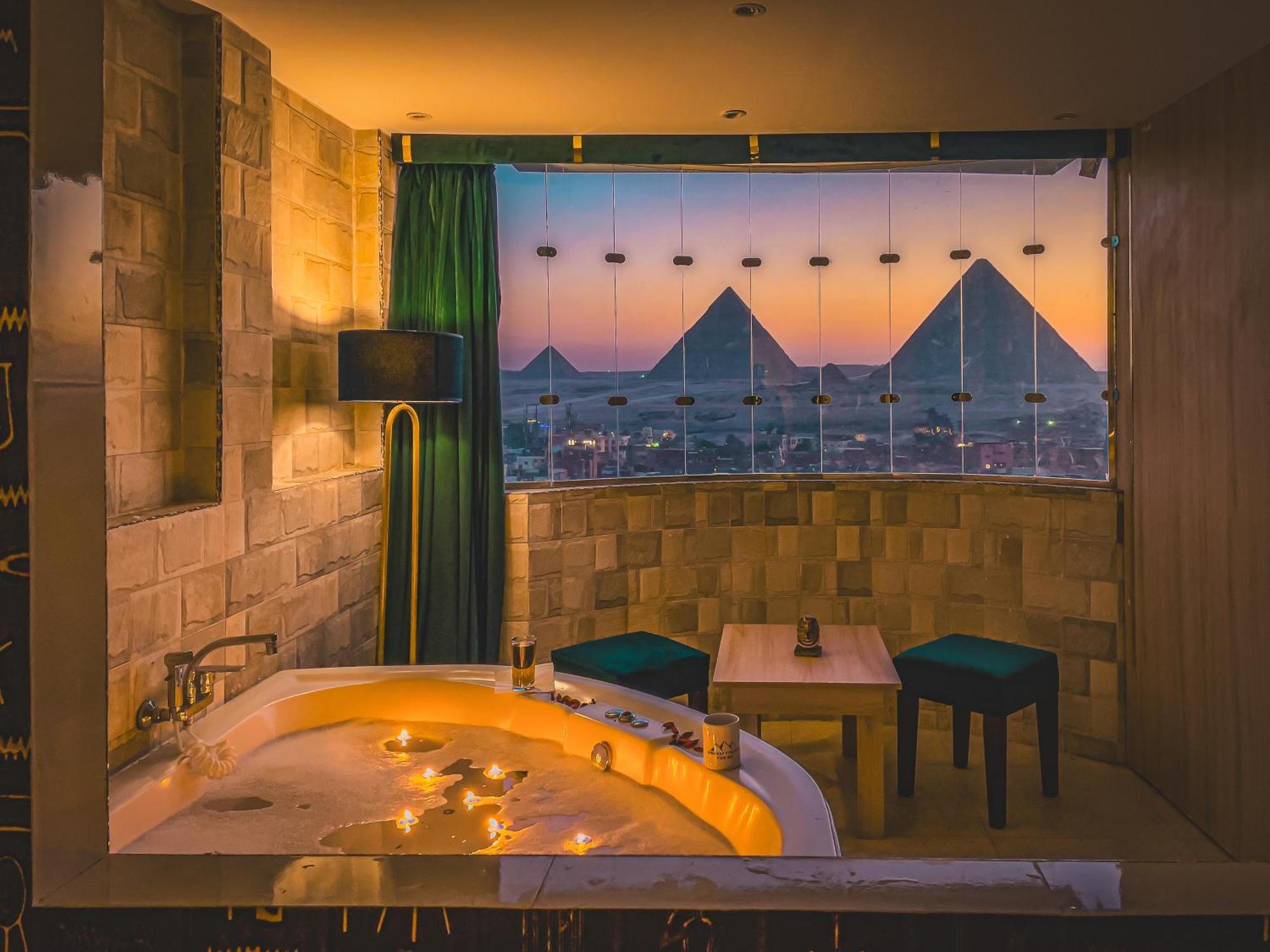 Kafret el-Gabal Jumeirah Pyramids View Inn מראה חיצוני תמונה